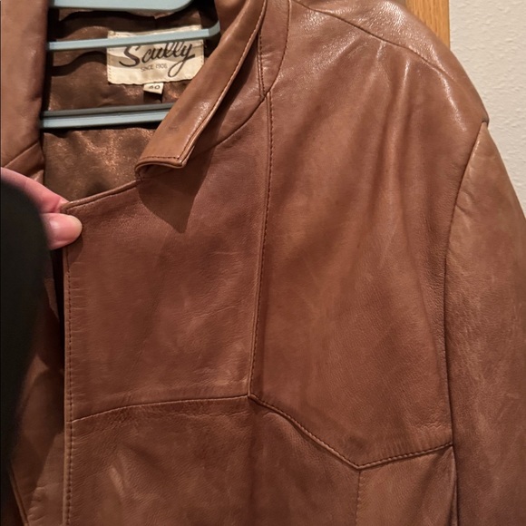 Scully Western Men's Long Size 50 Leather Jacket - Picture 5 of 13